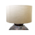 Lampa ceramiczna prążkowana Rustykalna z abażurem 92cm